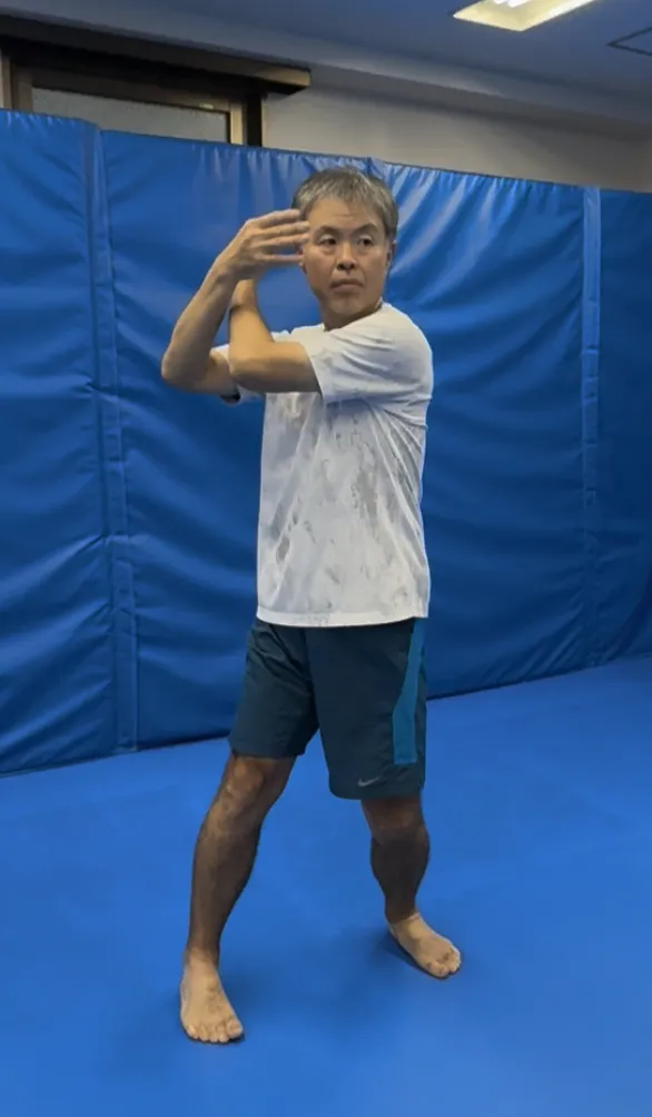 橋内昇先生 稽古中